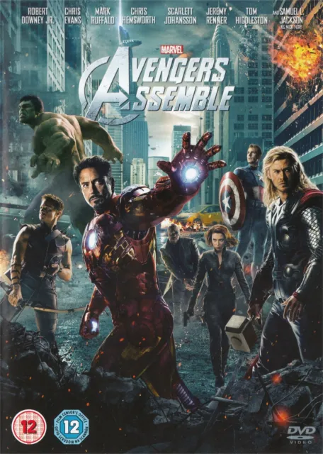 Avengers Assemble Marvel - Robert Downey Jr - NEW Region 2 DVD