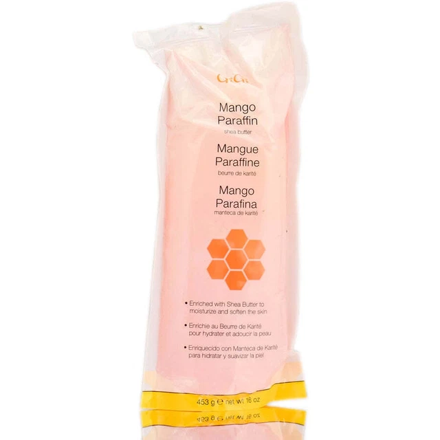 Cera de parafina GiGi mango con manteca de karité, 16 oz