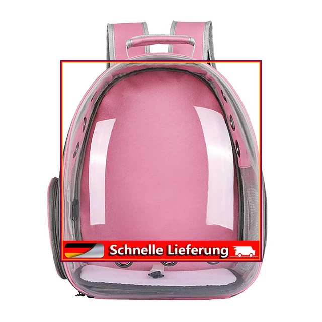 EMMETTBEN Mascota Perros Gatos Mochila Espacial, Mochila de Transporte Portátil T