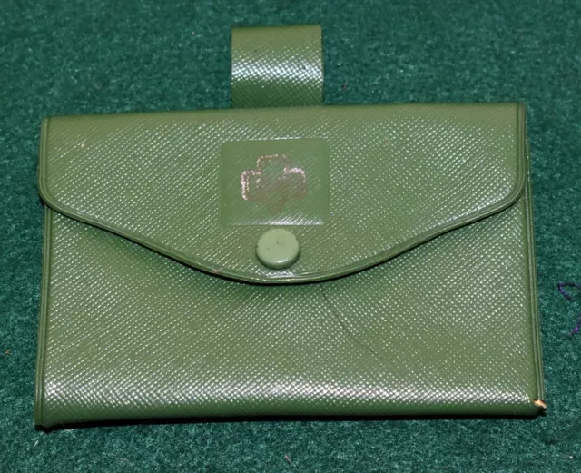 Vintage Girl Scout Vinyl Belt Purse