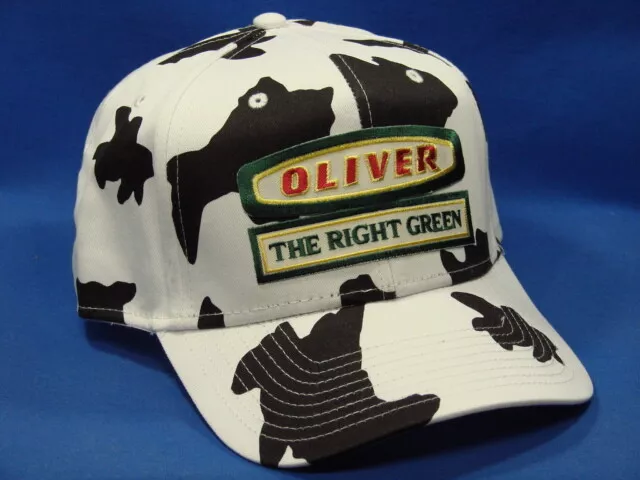 Oliver "The Right Green" Tractor Hat - Cow Print - Snapback - High Crown - Truck