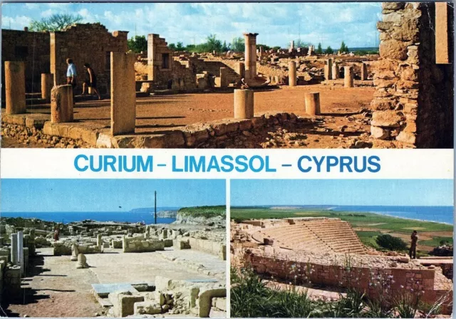 Postcard CURIUM  LIMASSOL  CYPRUS g Ecoregion Nature Cloud Travel Sky AA01203