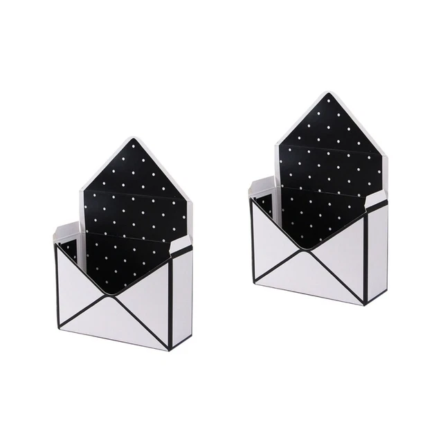 4 Pcs Blanche Papier Spécial Fleuriste Enveloppe Boîte À Fleurs De Bébé