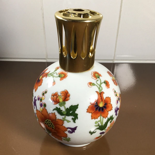 LAMPE BERGER ANCIENNE COMPLETE porcelaine revol france FN ET BON ETAT