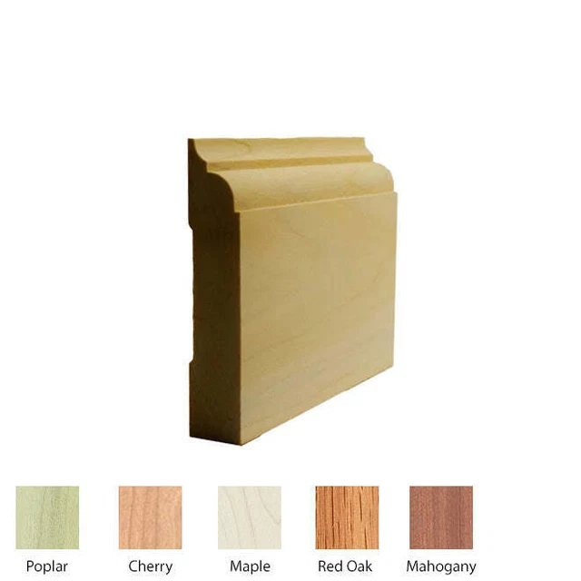 Baseboard EWBB22 Nose and Cove, 11/16" x 3-1/2"