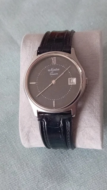Montre Homme Newton Quartz - Classique, Aiguilles, Dateur, Bracelet Acier - Occasion