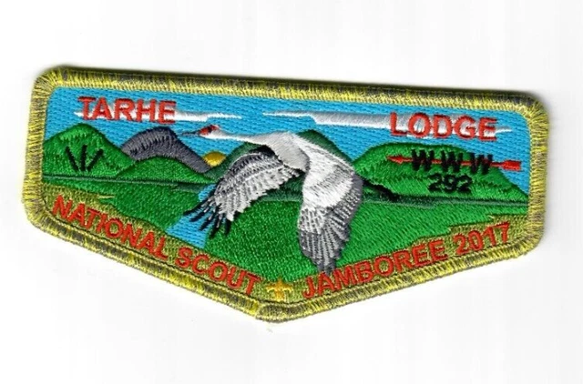 Boy Scout OA 292 Tarhe 2017 National Jamboree Lodge Flap