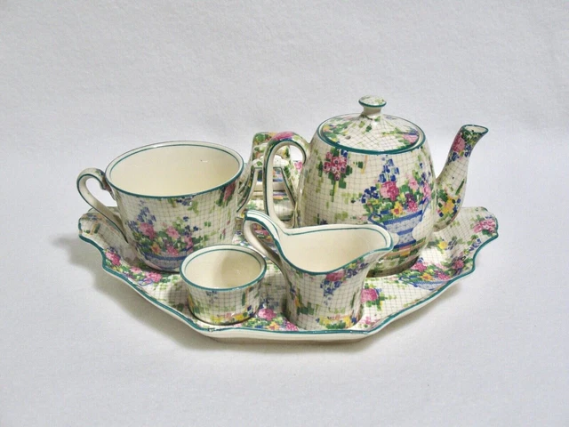 Royal Winton Grimwades "Pelham" Chintz 6-Piece Breakfast Tea Set