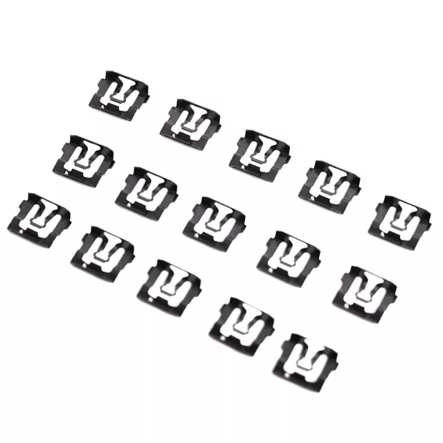 15pc Front Windshield Rear Window Reveal Trim Molding Clips For Chrysler Dodge