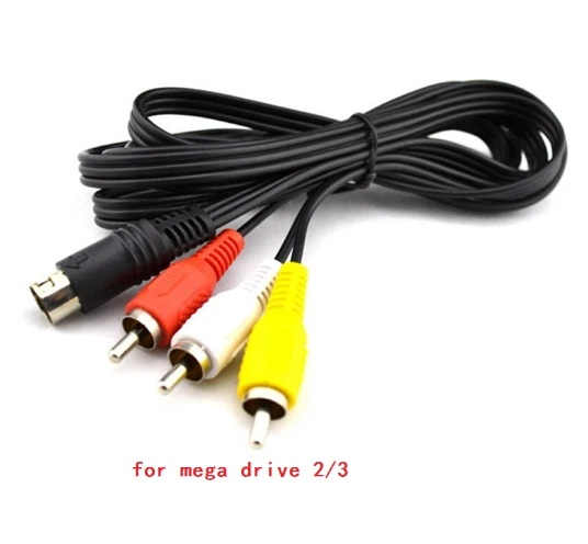 ☆ CABLE VIDEO RCA pour Sega Mega Drive II (2) - Megadrive MD2 AV PAL NEUF ☆