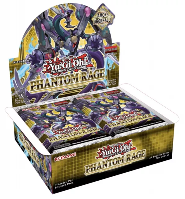 Yu-Gi-Oh Phantom Rage Booster Display 1. Auflage Deutsch