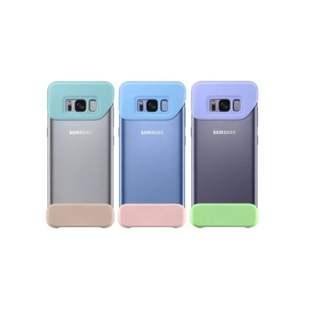 Set Da 3 Kit 2Pcs Cover Originali Samsung Per Galaxy S8 G950 Protezione Custodie