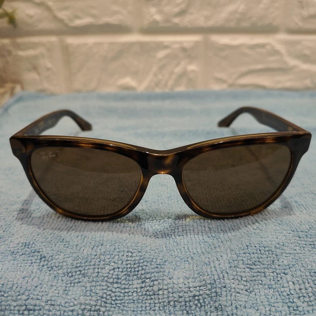 RAY BAN RB4184 710 83 54 17 Sunglasses Brown Polarized Havana