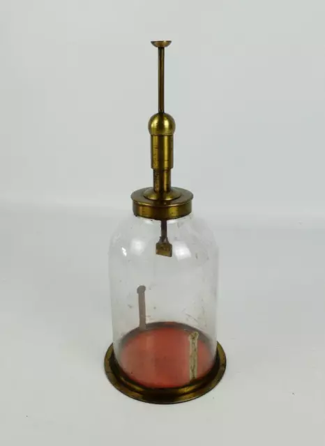 Vintage gold leaf electroscope      #4189