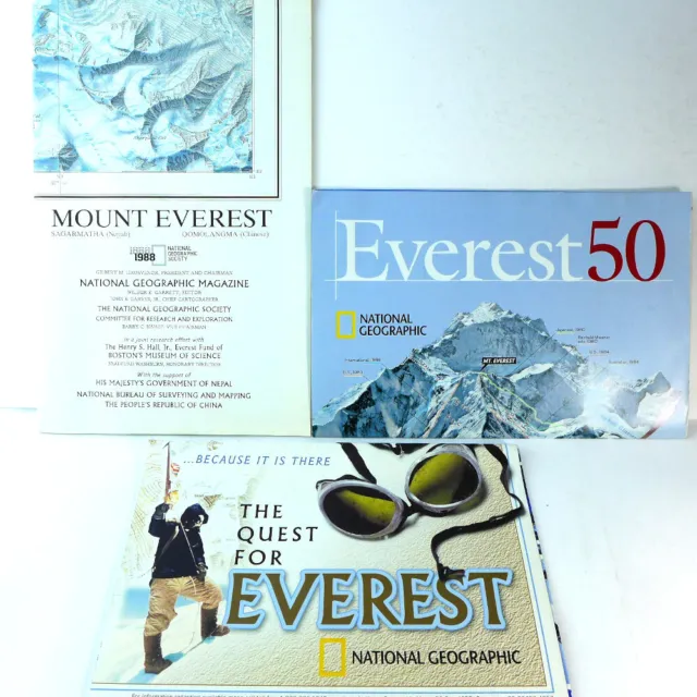 National Geographic – Mount Everest Maps Lot