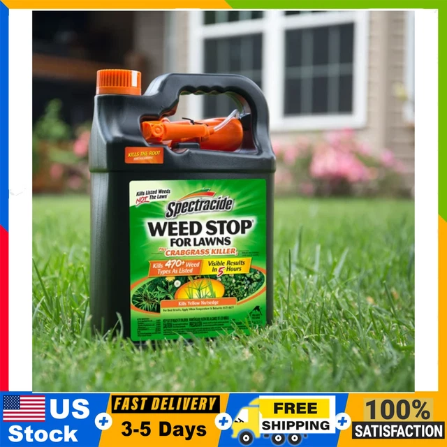 WEED STOP FOR Lawns Plus Crabgrass Killer, 1 Gallon 11.42 PicClick