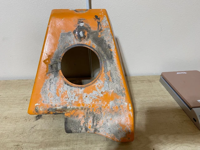 Vintage Maico Fiberglass Air Box Cut for GP Frame Conversion - Used .