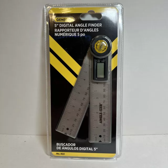 General Tools Pro Angle 2, Digital Angle Finder, 5" Size,