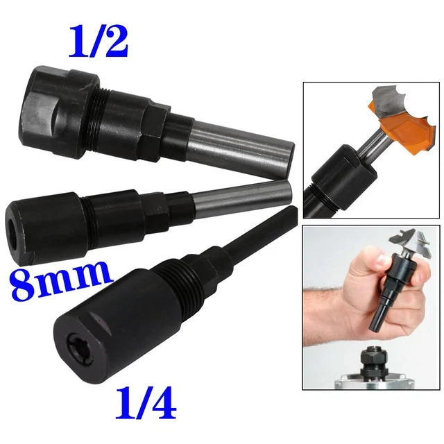 1.3cm 0.6cm 8mm Gambo Router Bit Bussola Estensione Asta per Incisioni per Pro