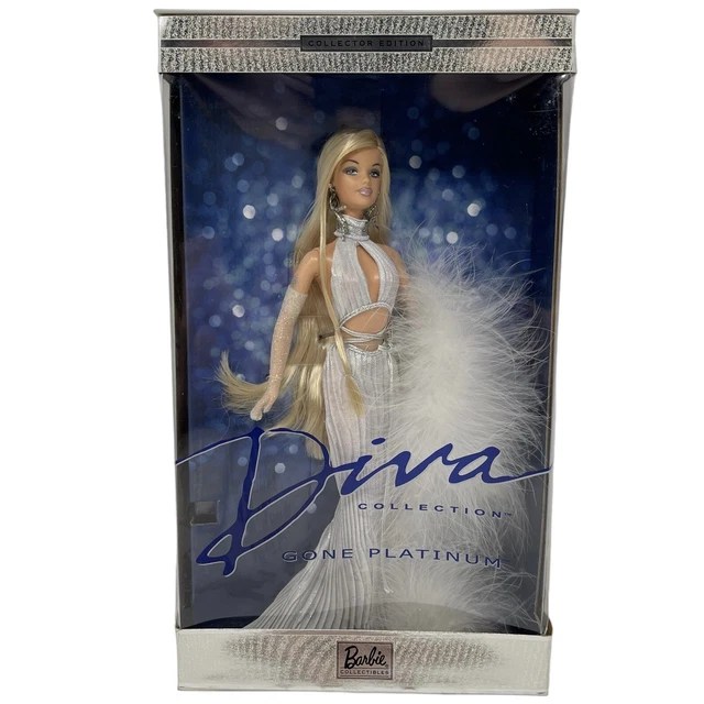2001 Barbie Doll Diva Collection "Gone Platinum" Mackie Style Face