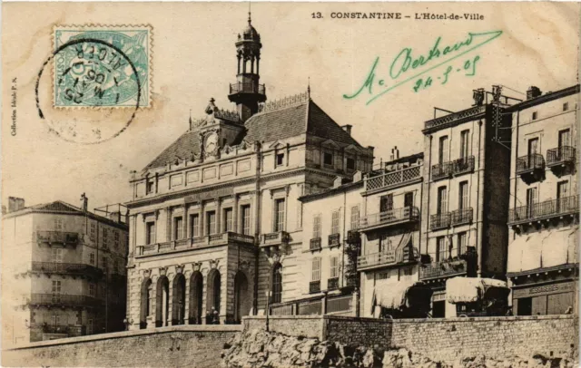 CPA AK ALGERIA CONSTANTINE - Hotel de Ville (793940)