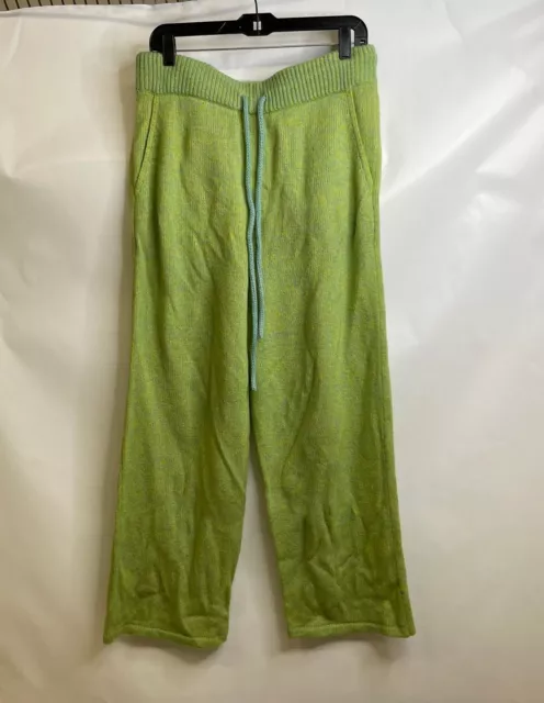 THE ELDER STATESMAN Nimbus Plait Lounge Pant Women's Size M Juniper