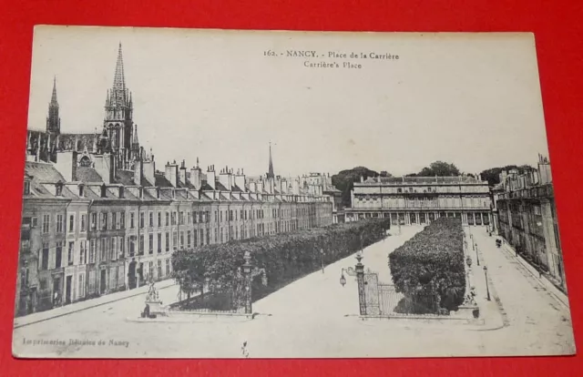 Cpa Carte Postale 1918 Nancy Place De La Carriere Meurthe Et Moselle 54