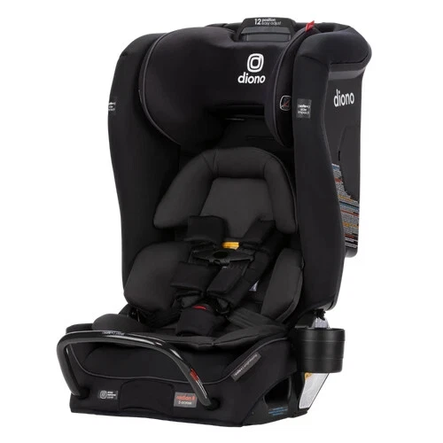 Diono Radian 3RXT Safe+ All-in-One Convertible+Booster Car Seat Black Jet NEW