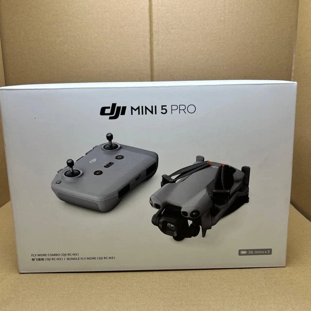 DJI MINI 5 Pro Fly More Combo RC 2 Remote Controller + 3 Battery used ...