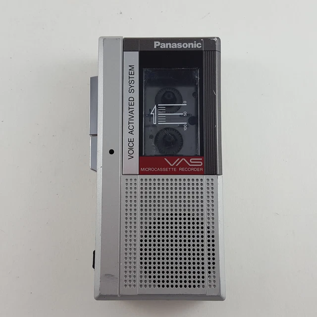 Panasonic RN-111 Microcassette Tape Recorder Voice Activated Handheld TESTED