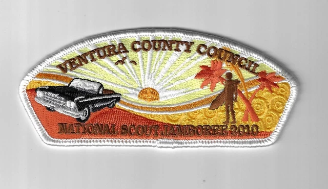 2010 National Scout Jamboree JSP Ventura County Council WHT Bdr. [MK-3490]