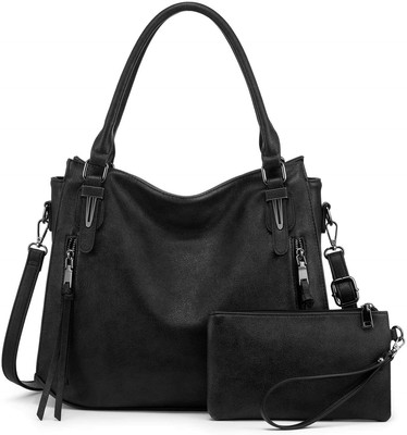 Rouge Nevenka Sac à Main Femme Bandoulière Sac en Cuir Synthétiqu Sac femme Carré en Cuir PU Sac porte epaule Sac Fourre-tout Grand Sac Bandouliere à la Mode 