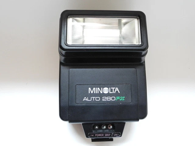 Minolta AUTO 280 PX Shoe Mount  Flash For Minolta SLR