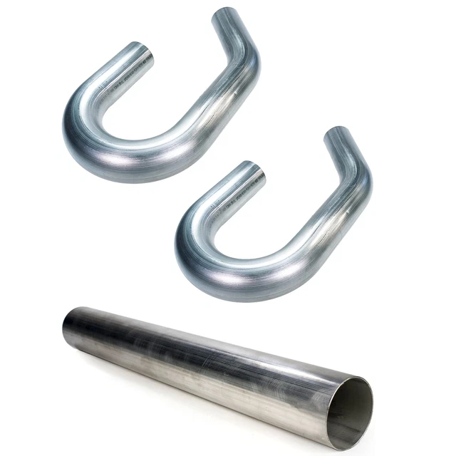 Squirrelly Mandrel Bends 1.7" Straight 4FT 1x 180 Degree & 2x 180/45 Degree