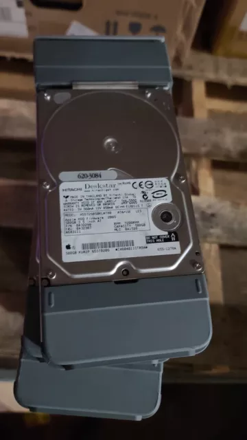Apple XServe RAID Hitachi HDS725050KLAT80 500GB HD ATA/IDE 0A32298 0A32307 Tray Apple XServe RAID Hitachi HDS725050KLAT80 500GB HD ATA/IDE 0A32298 0A32307 Tray