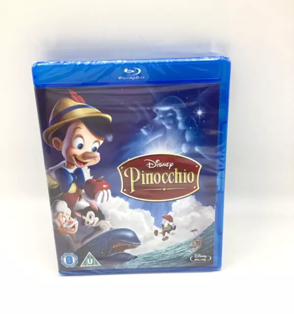 Pinocchio Disney 2012 Blu Ray New Sealed