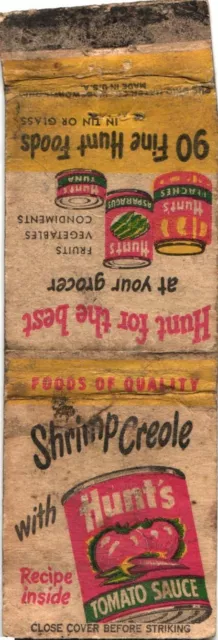 SHRIMP CREOLE WITH Hunt's Tomato Sauce, Recipe Inside, Vintage ...