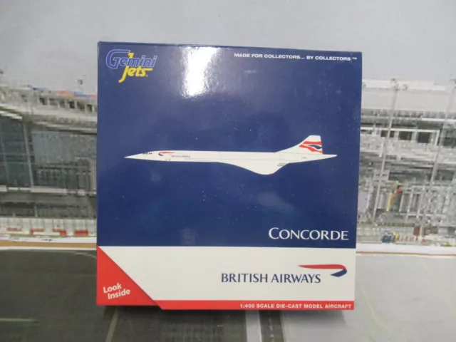 Gemini Jets 1/400 Diecast Airliner British Airways Concorde G-Boab