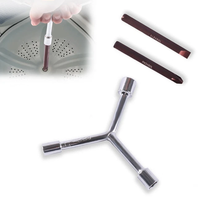 Sourcing Map Lot De 2 Clés à Douille à 3 Voies En Forme De Y 8 Mm, 9 Mm