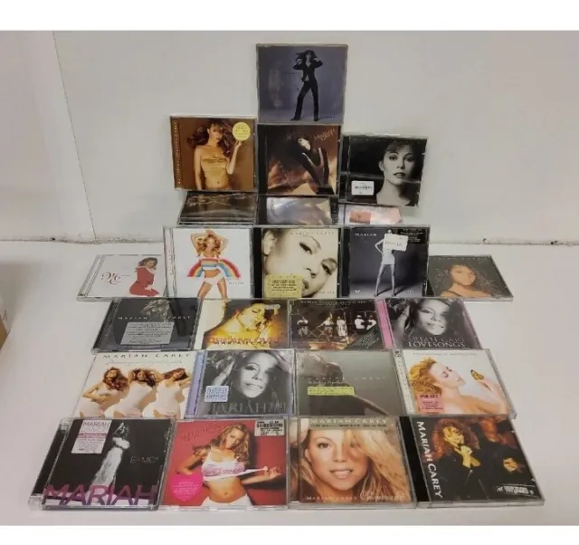 53 x Mariah Carey CD JobLot - Emotions Butterfly Rainbow Daydream Music Box
