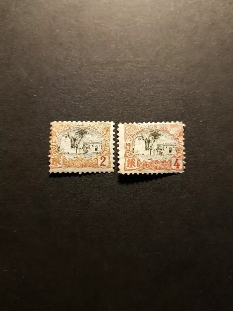 France Timbre Colonie Cote Des Somalis N°54/55 Neuf * Mh 1903