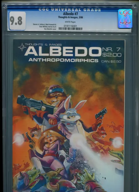 Albedo #7 CGC 9.8 (1986) Thoughts & Images White Pages Highest Grade