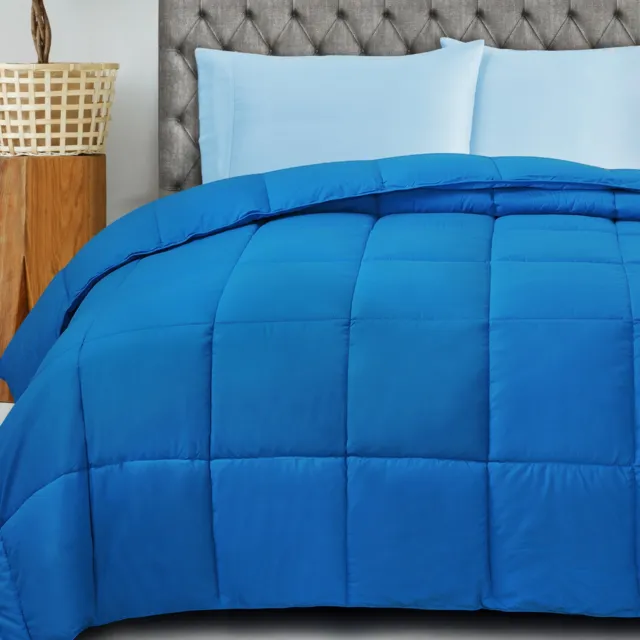 All Season Baffle Box Stitched Breathable Quilted Down Alternative Comforter