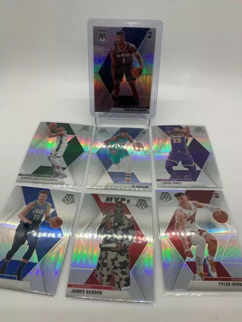 2019-20 Mosaic Inserts Silvers Lebron, Luka, Giannis, Zion, Ja Morant