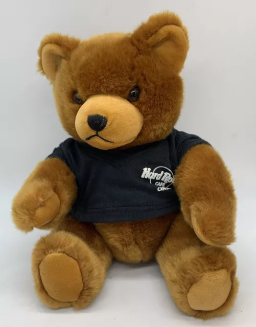 2003 Hard Rock Cafe Teddy Bear Plush Herrington Collectible Brown Stuffed Toy