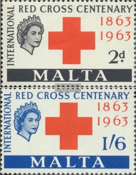 Malta 283-284 (complete issue) unmounted mint / never hinged 1963 Red Cross