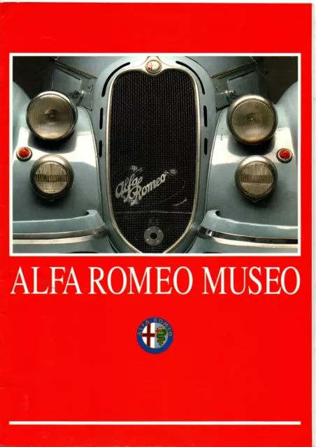 Alfa Romeo Museo Arese Museum Brochure 32 Page 6C 2500 Giulietta Giulia