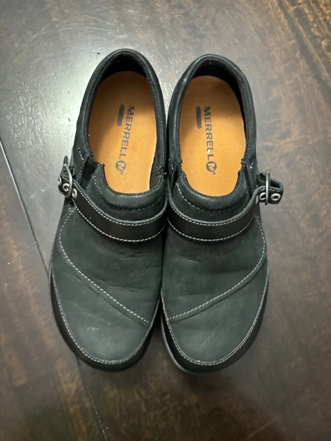 MERRELL DASSIE STITCH Buckle Slip on Shoes Womens Size 9 EUR 40