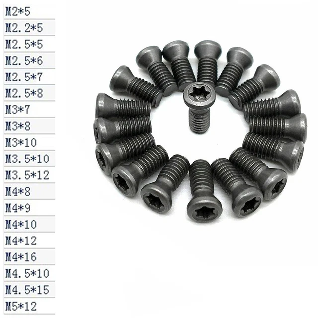 Comoda lama in carburo per sostituzione M2 M2 5 M3 M3 5 M4 M5 viti torx
