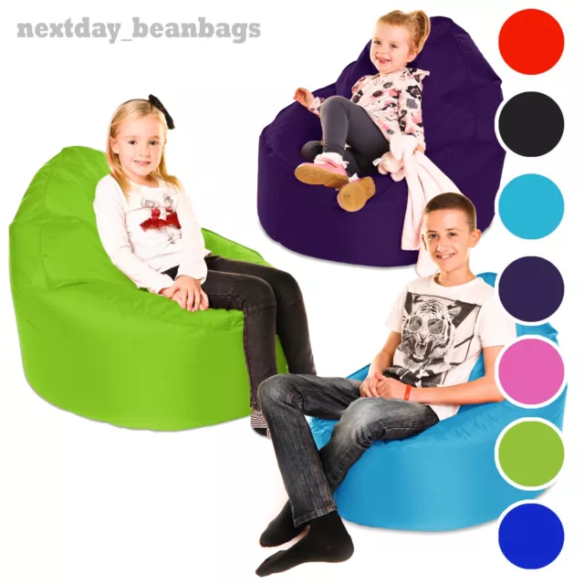 Large Childrens Beanbag Cup Chair Kids Teen Indoor Outdoor Bean Bag Waterproof